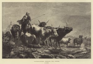 Criadores de gado que atravessam a fronteira